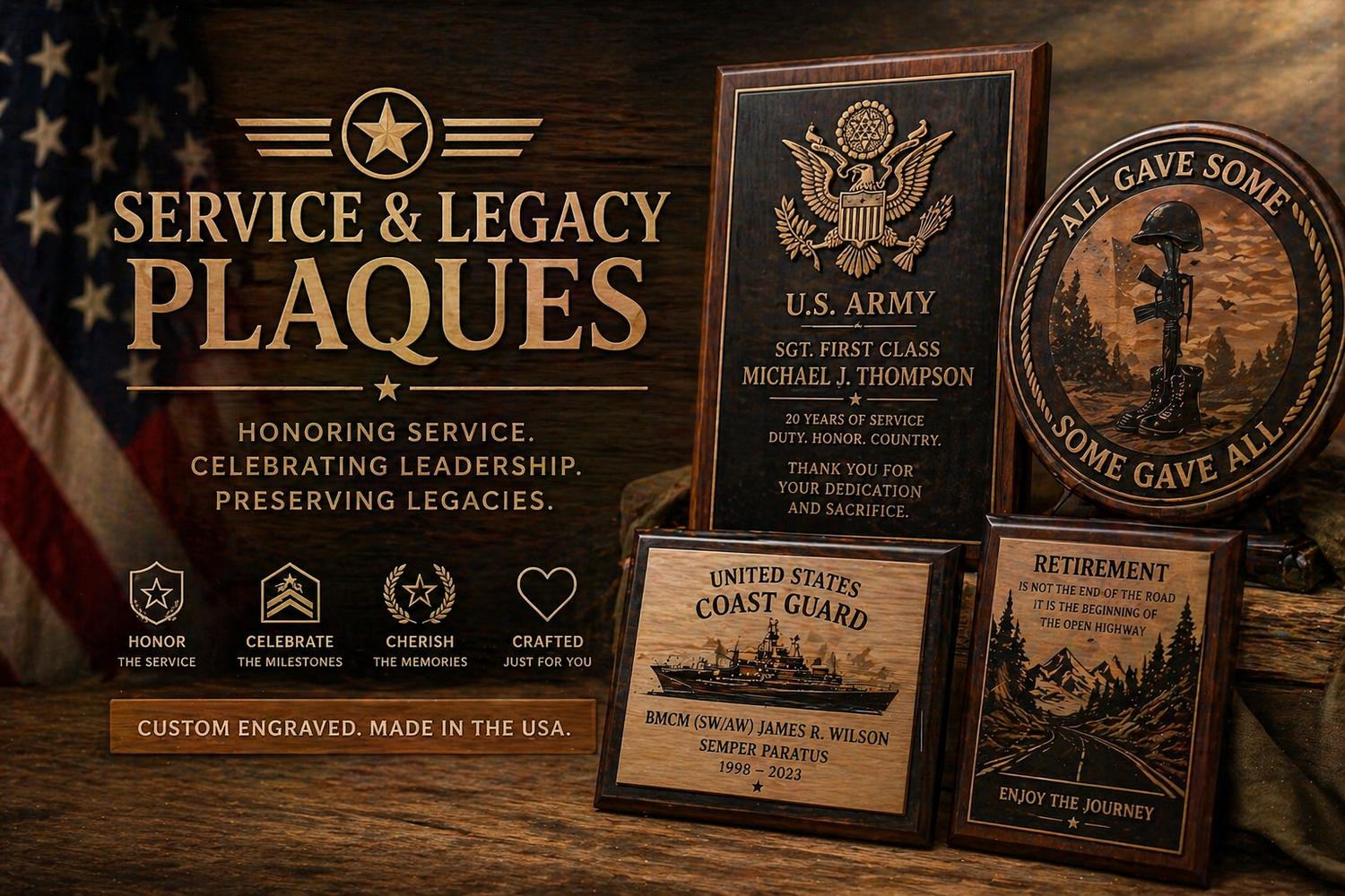 Service & Legacy Plaques